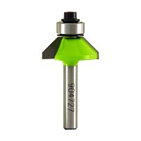 45 Degree x 1/4&quot; Shank Trim Chamfer Professional Router Bit Recyclable Exchangeable